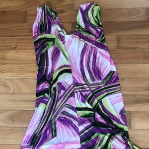 Essentials Bold Colorful Print Dress